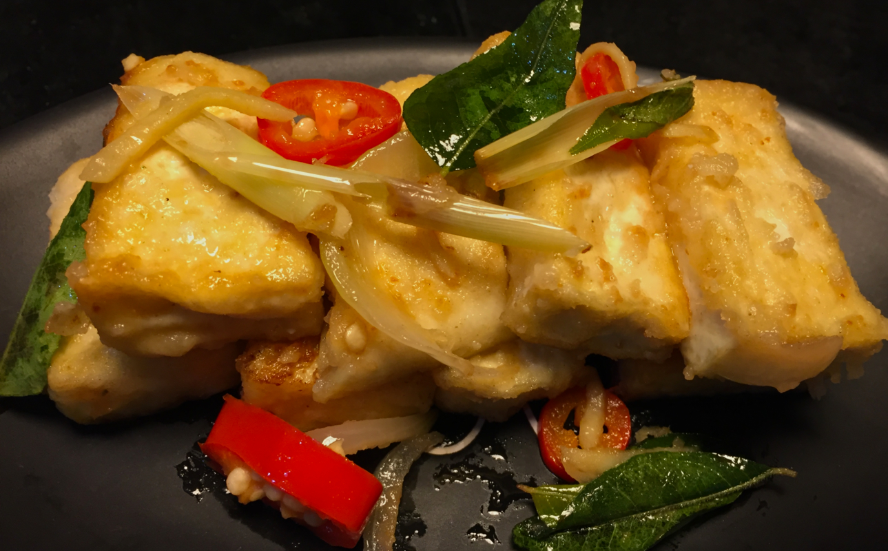 Stir Fried Tom Yam Tofu